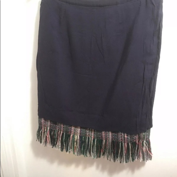 New sz 14 Anthropologie multicolor tweed skirt - Picture 6 of 10